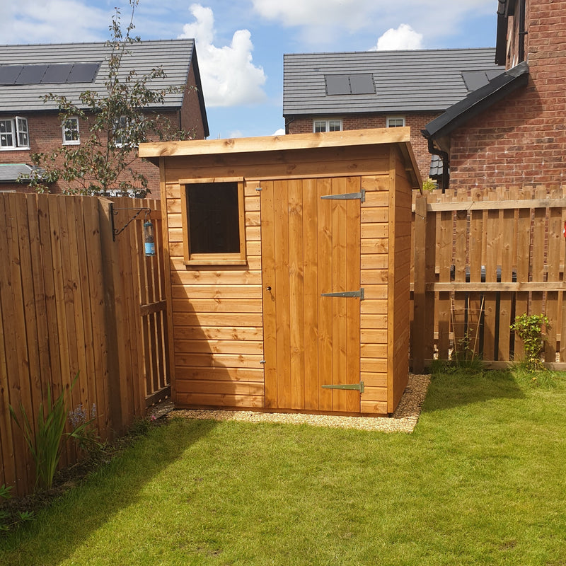 Bild in Galerie-Viewer laden, Garden shed on top of plastic shed base kit
